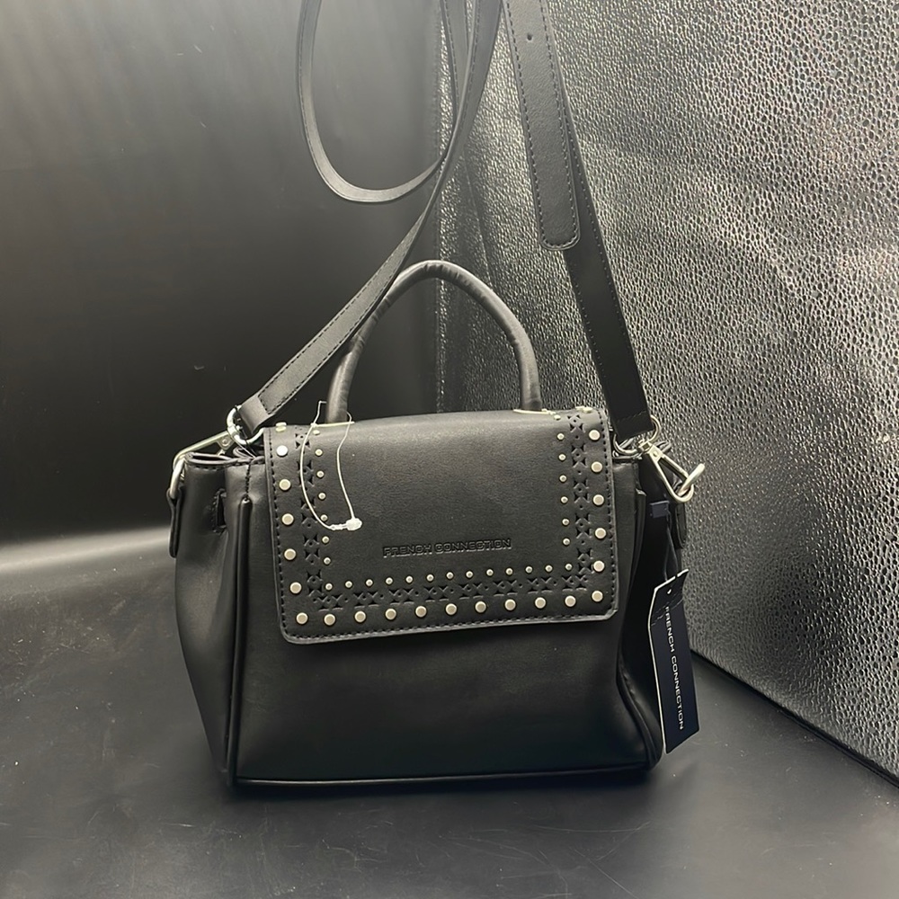 French Connection Boho Studded Bellita
Black Crossbody Hand Shoulder Bag NWT